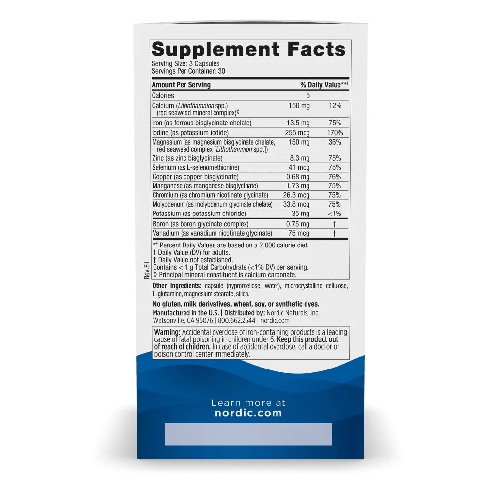 Multi Minerals (EXP 08/24) by Nordic Naturals