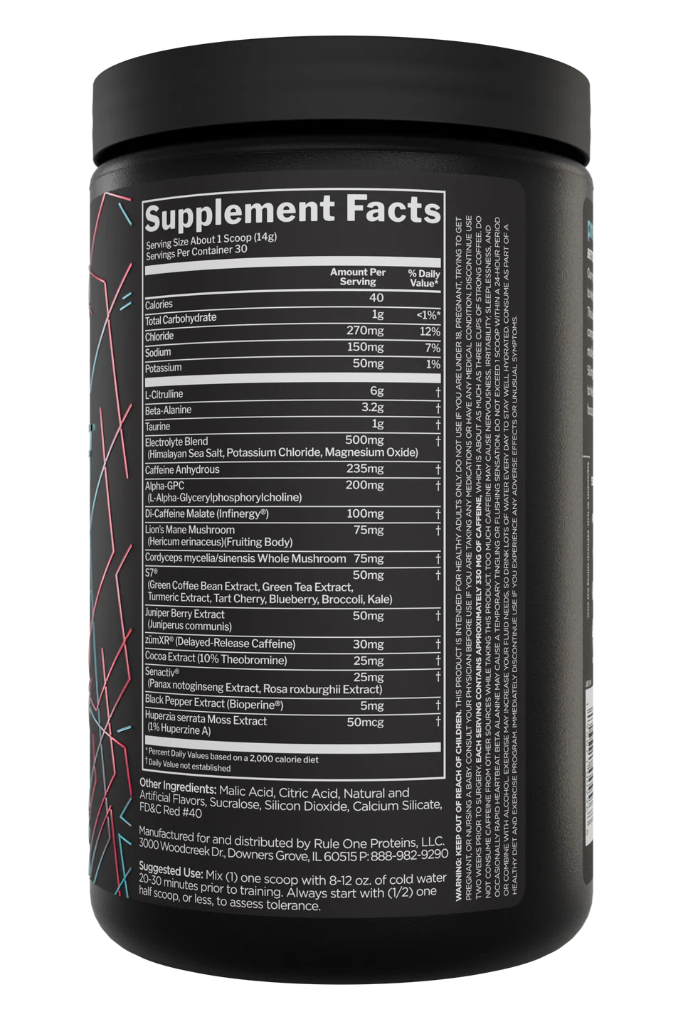 1 Pre Lift - Pre Workout by Rule One (EXP 06/26)