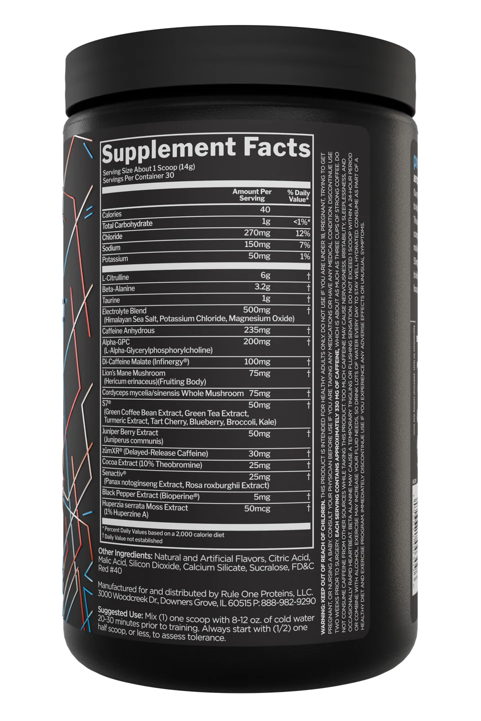 1 Pre Lift - Pre Workout by Rule One (EXP 06/26)